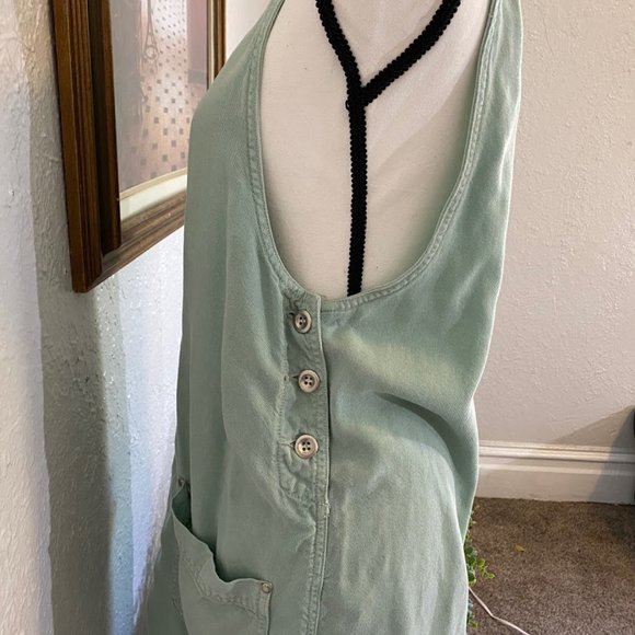 A.M.I ~ Mint Green Distressed Jumper ~ Size M - Picture 3 of 8